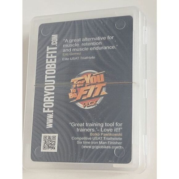For You To Be Fit Cross Trainer I-102 Deck Exercise Cards Fitness Games SEALED - Picture 2 of 6